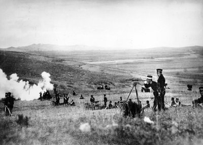 Japanese Troops during the Battle of Lüshunkou, 1894 by Japanese Photographer